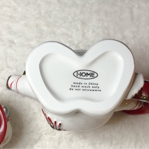 2001 Jolly Snowman Collection Hand-Painted Earthenware Teapot w/White Gold - Picture 10 of 13